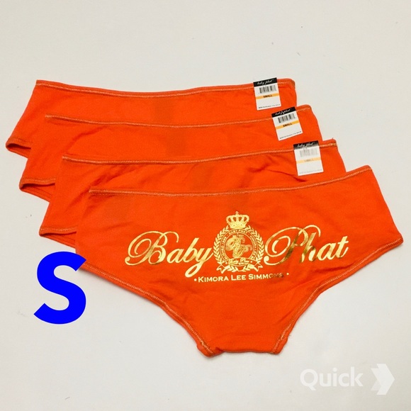 Baby Phat Other - 4 pc Baby Phat Printed Cotton Panties